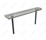 MyTcoat - Rolled Edges Outdoor Bench without Back 4' L - Inground Mount (MYT-BRE04-22) - SchoolOutlet