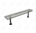 MyTcoat - Rolled Edges Outdoor Bench without Back 4' L - Surface Mount (MYT-BRE04-23) - SchoolOutlet