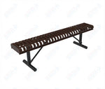 MyTcoat - Rolled Edges Outdoor Portable Bench without Back 6' L (MYT-BRE06-21) - SchoolOutlet