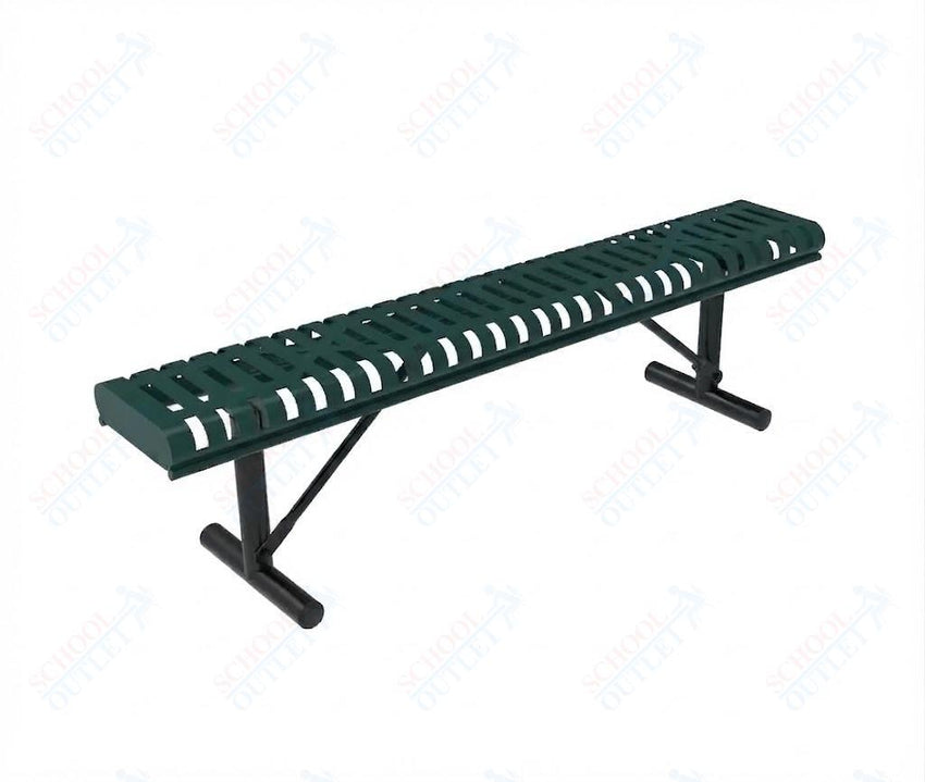 MyTcoat - Rolled Edges Outdoor Portable Bench without Back 6' L (MYT-BRE06-21) - SchoolOutlet