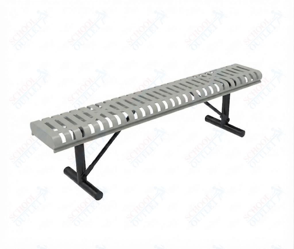 MyTcoat - Rolled Edges Outdoor Portable Bench without Back 6' L (MYT-BRE06-21) - SchoolOutlet