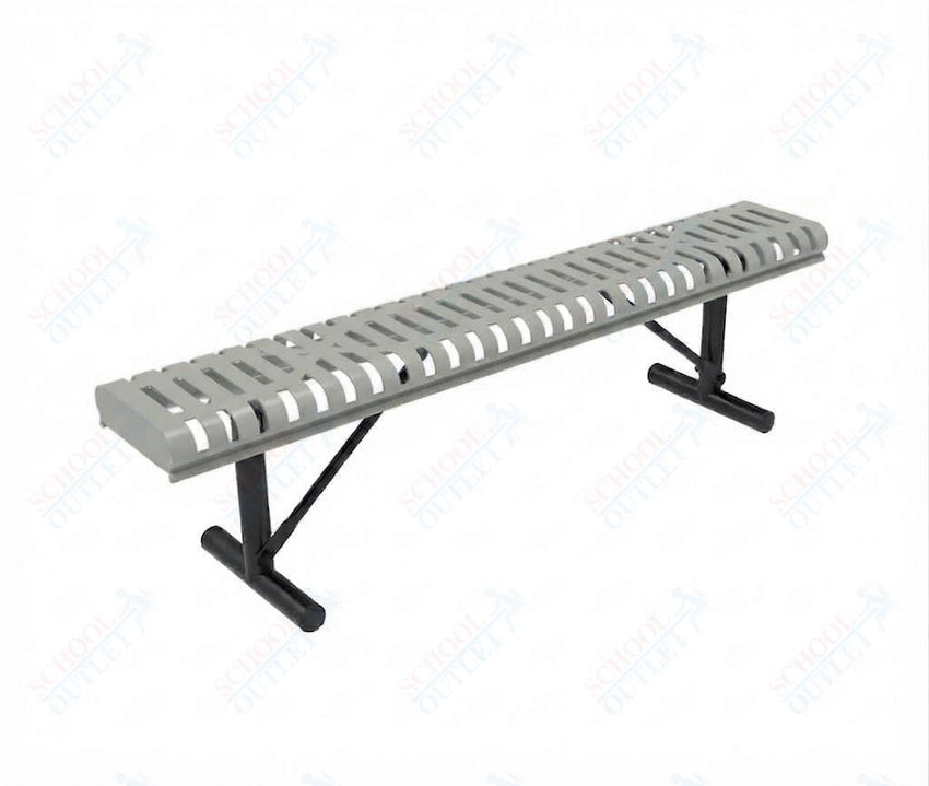 MyTcoat - Rolled Edges Outdoor Portable Bench without Back 6' L (MYT-BRE06-21) - SchoolOutlet