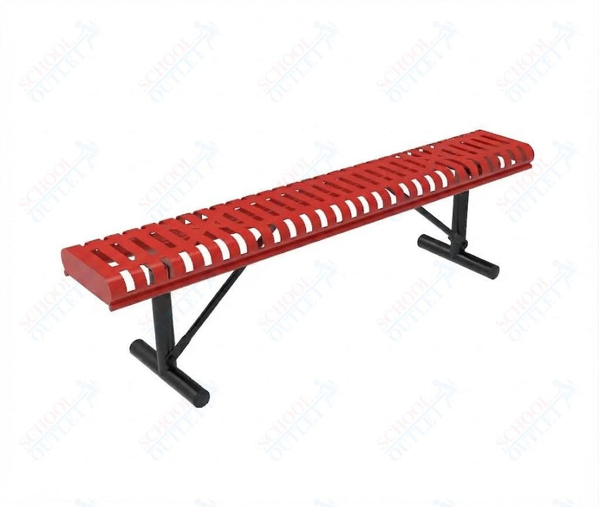 MyTcoat - Rolled Edges Outdoor Portable Bench without Back 6' L (MYT-BRE06-21) - SchoolOutlet