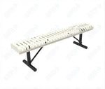 MyTcoat - Rolled Edges Outdoor Portable Bench without Back 6' L (MYT-BRE06-21) - SchoolOutlet