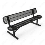 MyTcoat - Standard Portable Outdoor Bench with Back 4' L (MYT - BRT04 - 18) - SchoolOutlet