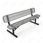 MyTcoat - Standard Portable Outdoor Bench with Back 4' L (MYT - BRT04 - 18) - SchoolOutlet