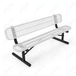 MyTcoat - Standard Portable Outdoor Bench with Back 4' L (MYT - BRT04 - 18) - SchoolOutlet