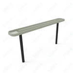MyTcoat - Standard Outdoor Bench with Back - Inground Mount 4' L (MYT - BRT04 - 22) - SchoolOutlet