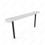 MyTcoat - Standard Outdoor Bench with Back - Inground Mount 4' L (MYT - BRT04 - 22) - SchoolOutlet
