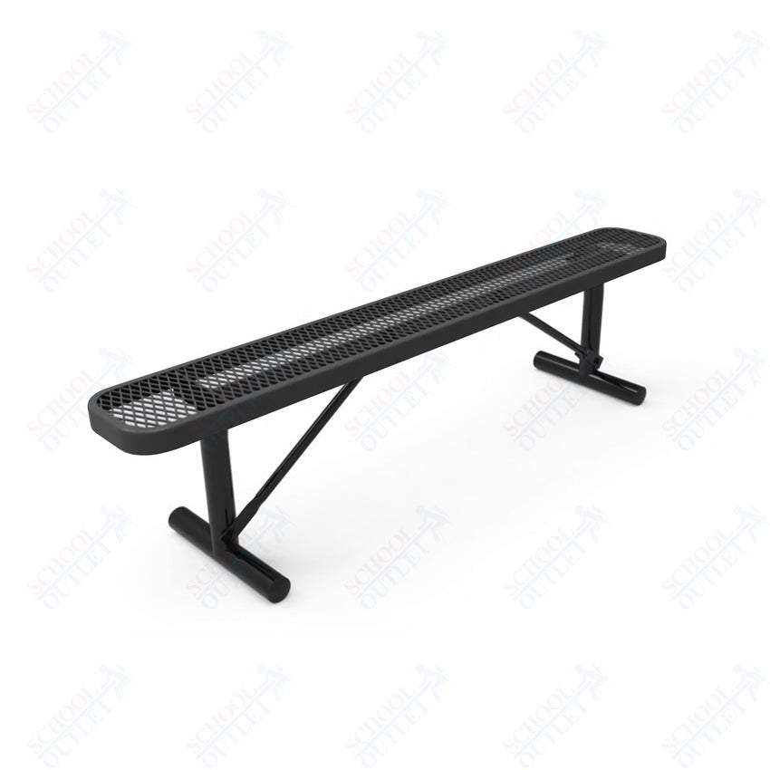 MyTcoat - Standard Portable Outdoor Bench with Back 6' L (MYT - BRT06 - 21) - SchoolOutlet