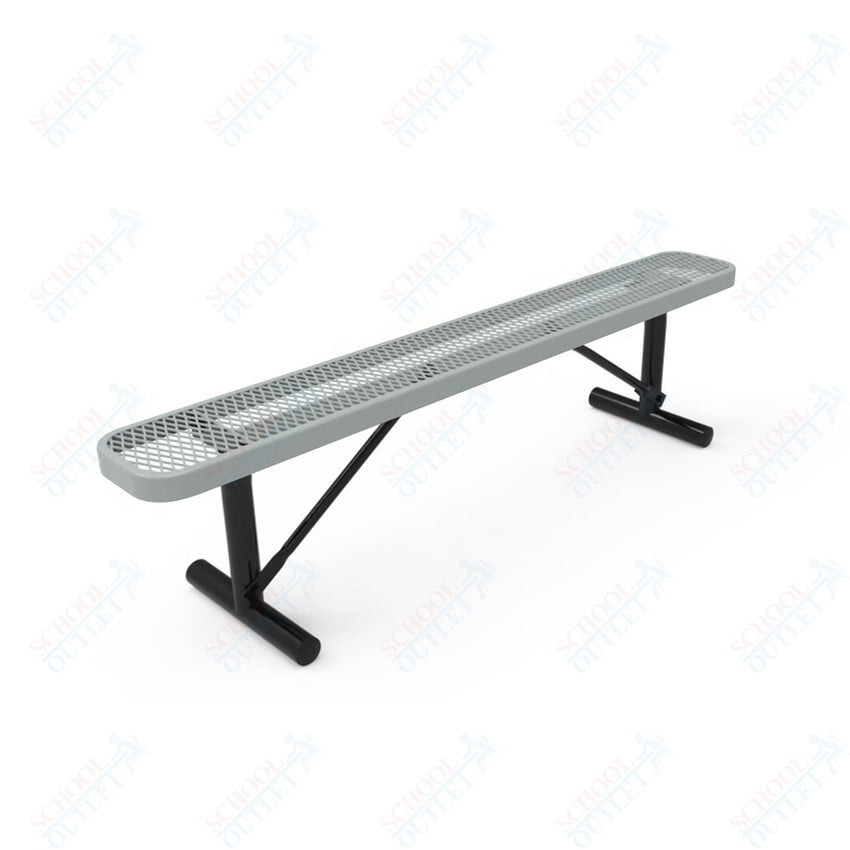 MyTcoat - Standard Portable Outdoor Bench with Back 6' L (MYT - BRT06 - 21) - SchoolOutlet