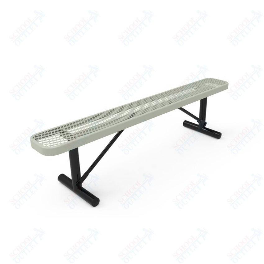 MyTcoat - Standard Portable Outdoor Bench with Back 6' L (MYT - BRT06 - 21) - SchoolOutlet