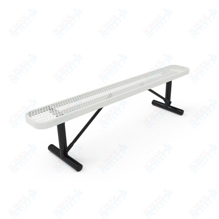 MyTcoat - Standard Portable Outdoor Bench with Back 6' L (MYT - BRT06 - 21) - SchoolOutlet