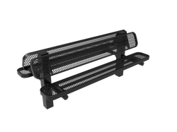 MyTcoat - Double Pedstal Outdoor Bench with Back - Inground Mount 6' L (MYT-BRT06-61-002)