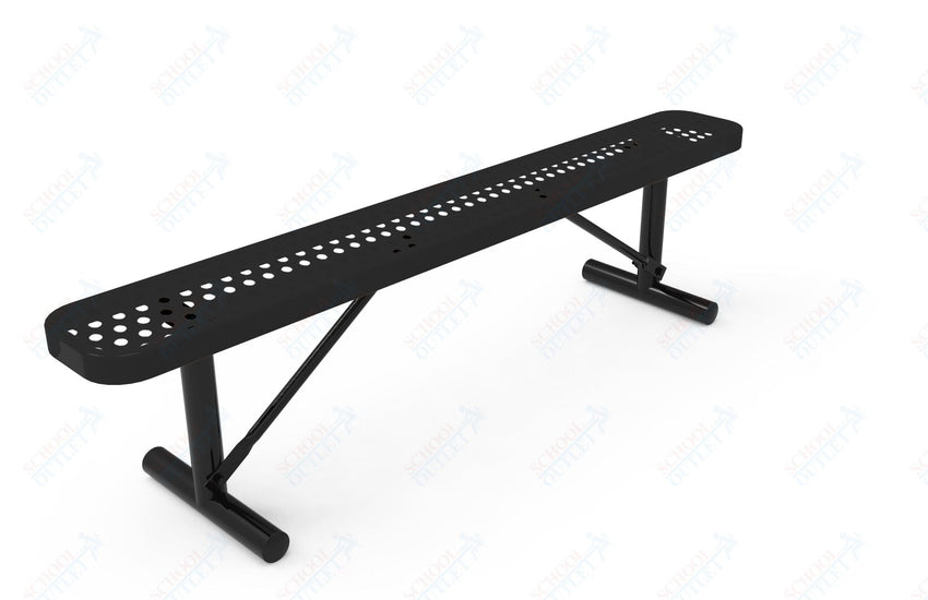 MyTcoat - Standard Portable Outdoor Bench with Back 6' L (MYT - BRT06 - 21) - SchoolOutlet