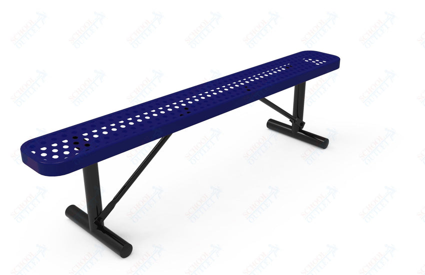 MyTcoat - Standard Portable Outdoor Bench with Back 6' L (MYT - BRT06 - 21) - SchoolOutlet