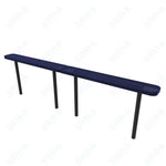 MyTcoat - Standard Outdoor Bench with Back - Inground Mount 10' L (MYT - BRT10 - 22) - SchoolOutlet