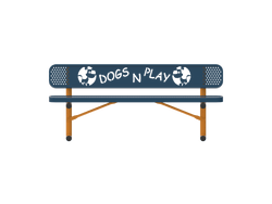 MyTcoat - Dog Themed Bench (MYT-DOG11)
