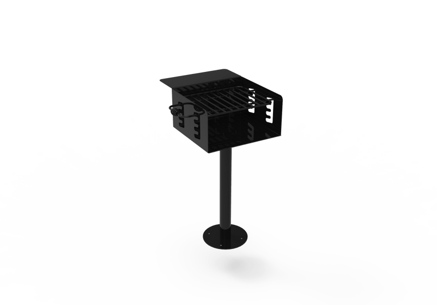 MyTcoat - Outdoor Camp Grill - Surface Mount 26” W x 28” L x 40.5” H (MYT-GSQ24-46) - SchoolOutlet