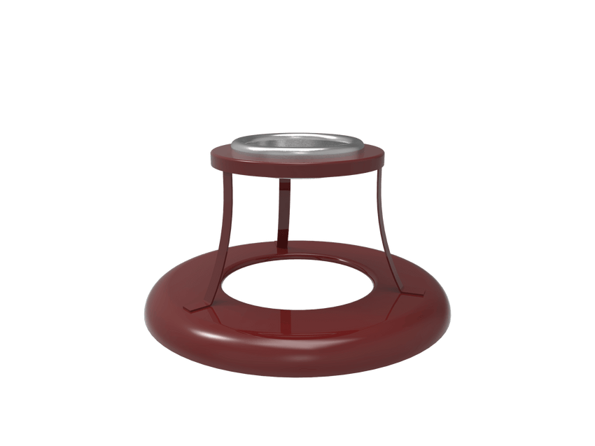 MyTcoat - 32 Gallon Ash Bonnet Top Lid 24" Diameter (MYT-RAT32-XX) - SchoolOutlet