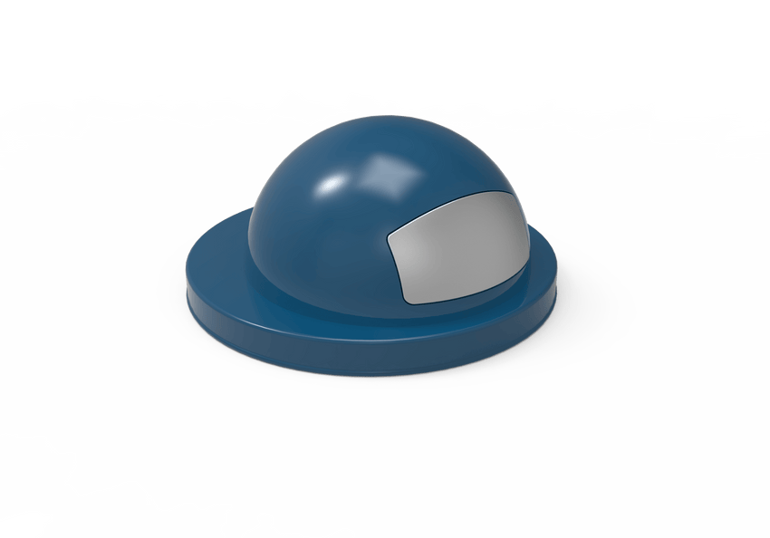 MyTcoat - 32 Gallon Steel Dome Lid - 24" Diameter (MYT-RDT32-XX) - SchoolOutlet