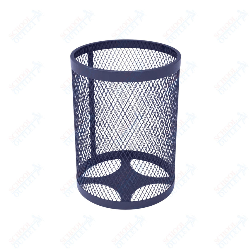MyTcoat - 32 Gallon Metal Trash Receptacle 22.5" Diameter x 30" H (MYT - RRD32) - SchoolOutlet