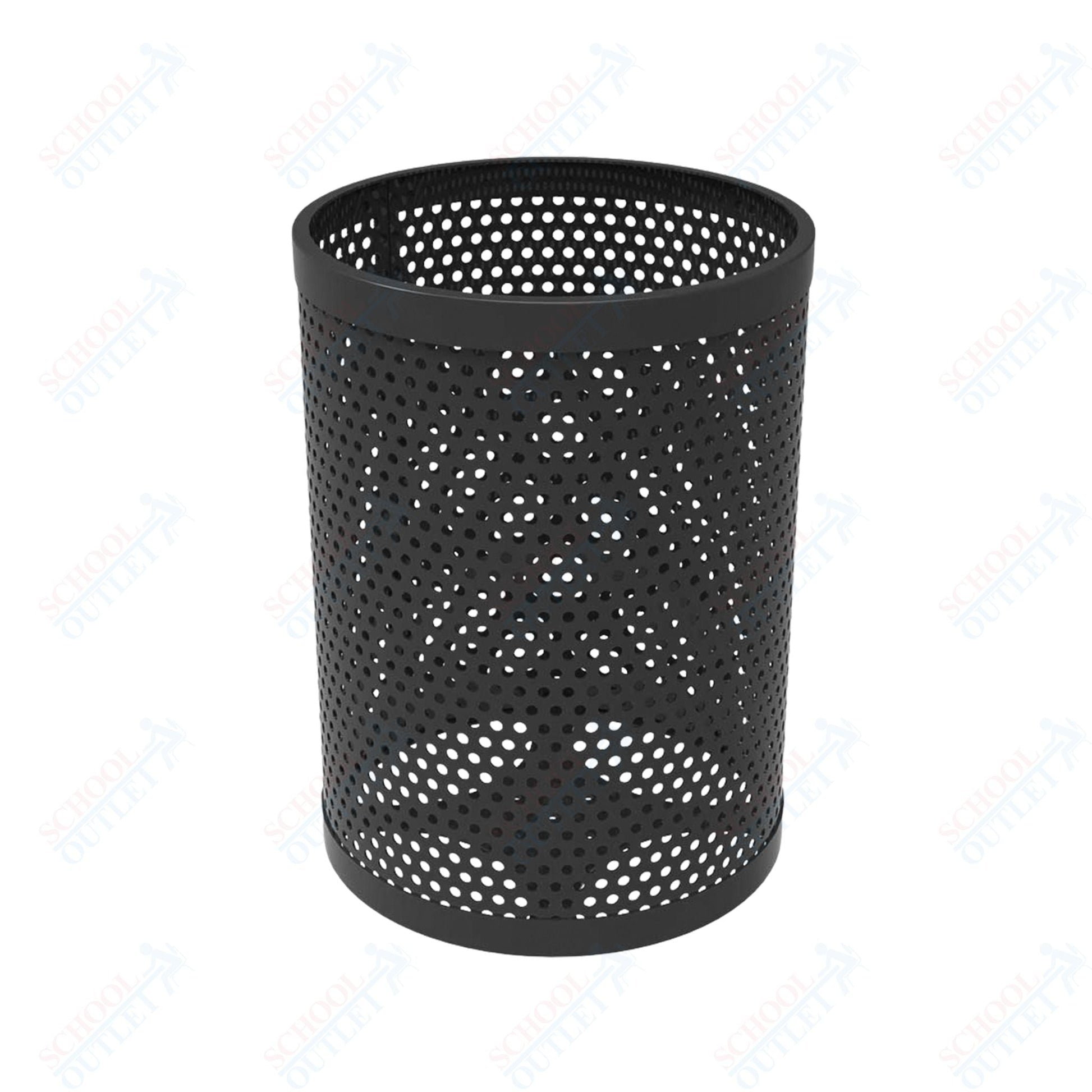 MyTcoat - 32 Gallon Metal Trash Receptacle 22.5" Diameter x 30" H (MYT - RRD32) - SchoolOutlet