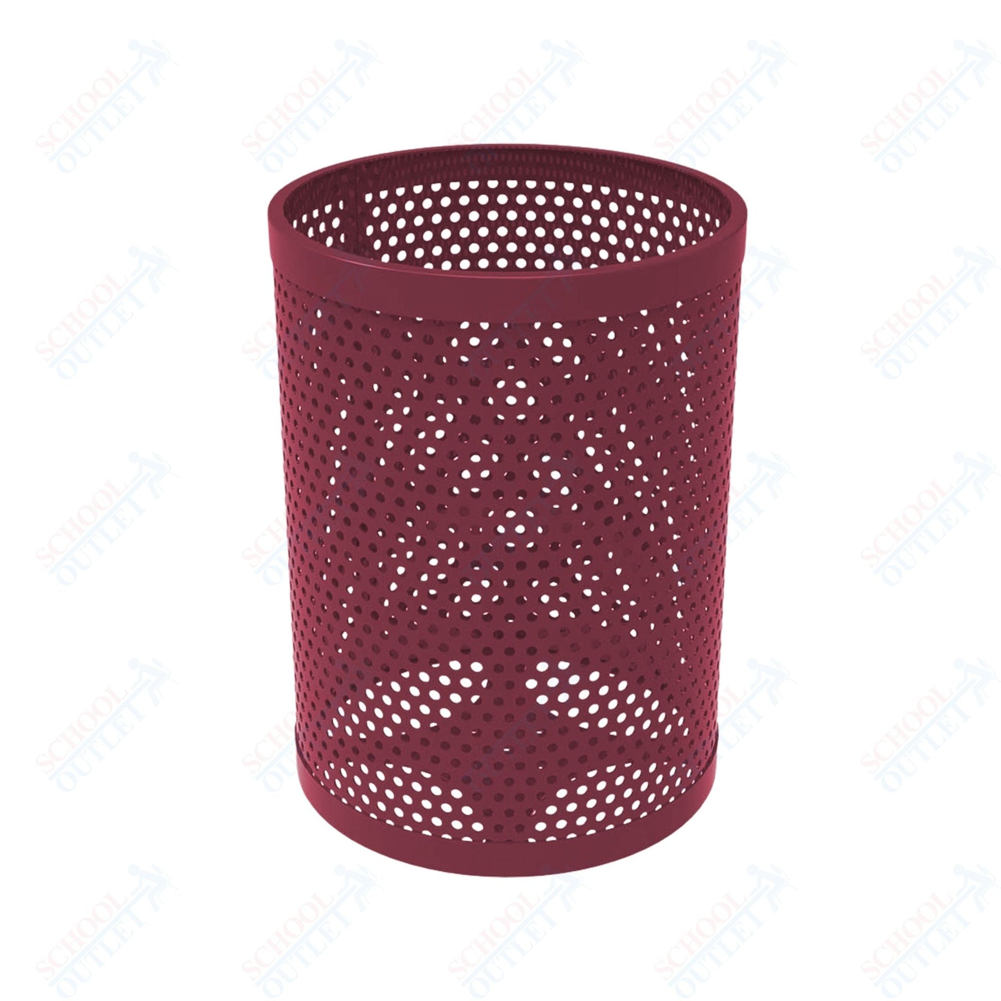 MyTcoat - 32 Gallon Metal Trash Receptacle 22.5" Diameter x 30" H (MYT - RRD32) - SchoolOutlet
