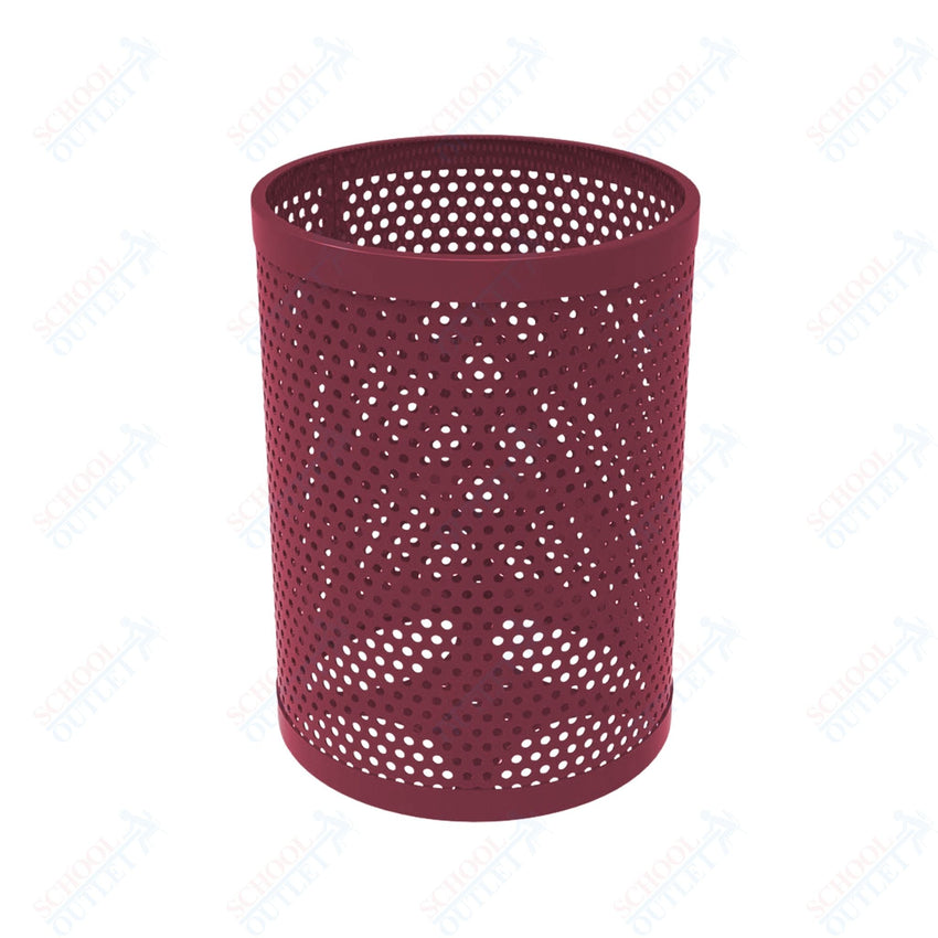MyTcoat - 32 Gallon Metal Trash Receptacle 22.5" Diameter x 30" H (MYT - RRD32) - SchoolOutlet