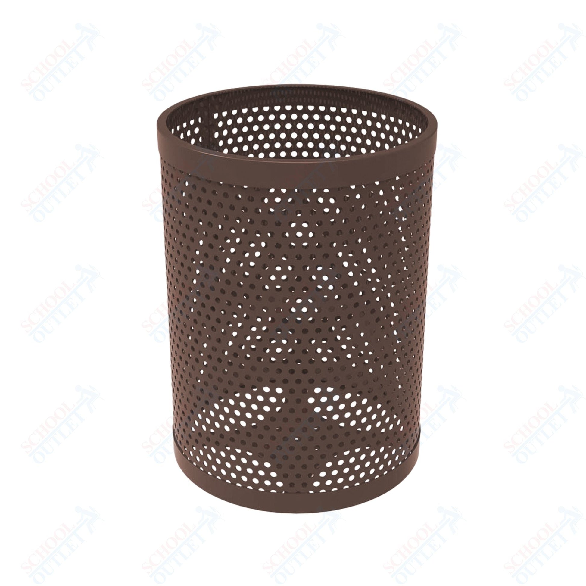 MyTcoat - 32 Gallon Metal Trash Receptacle 22.5" Diameter x 30" H (MYT - RRD32) - SchoolOutlet