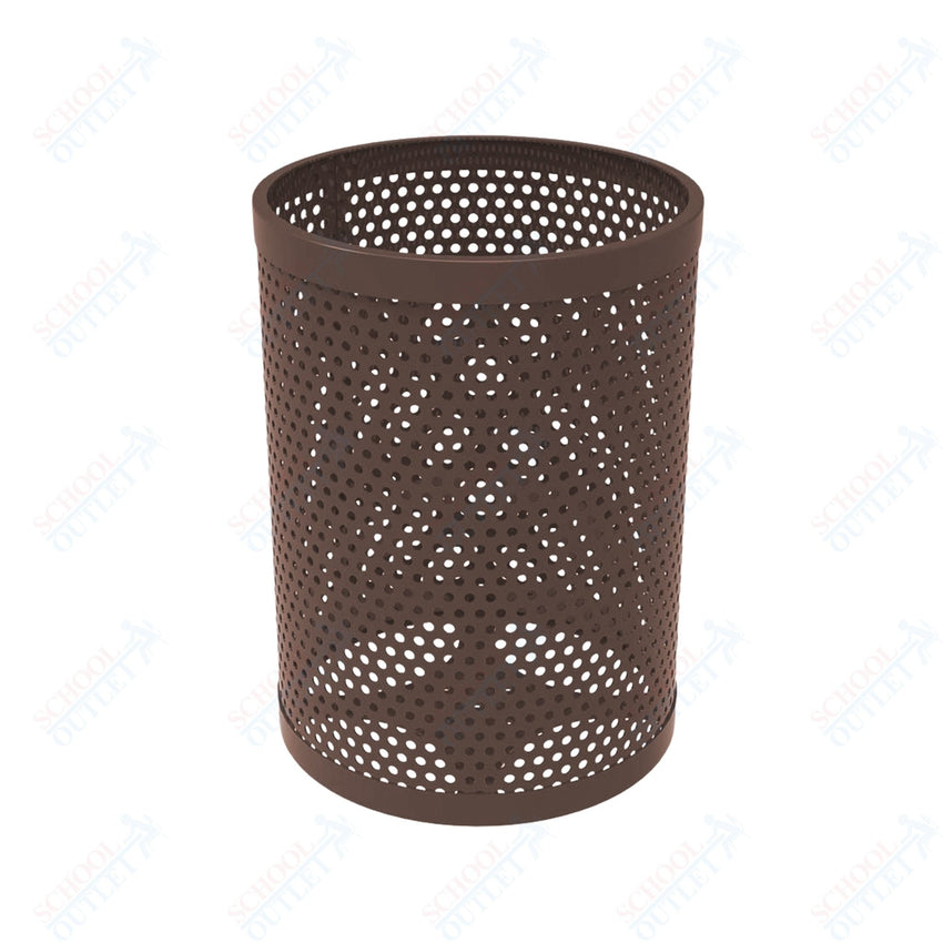 MyTcoat - 32 Gallon Metal Trash Receptacle 22.5" Diameter x 30" H (MYT - RRD32) - SchoolOutlet