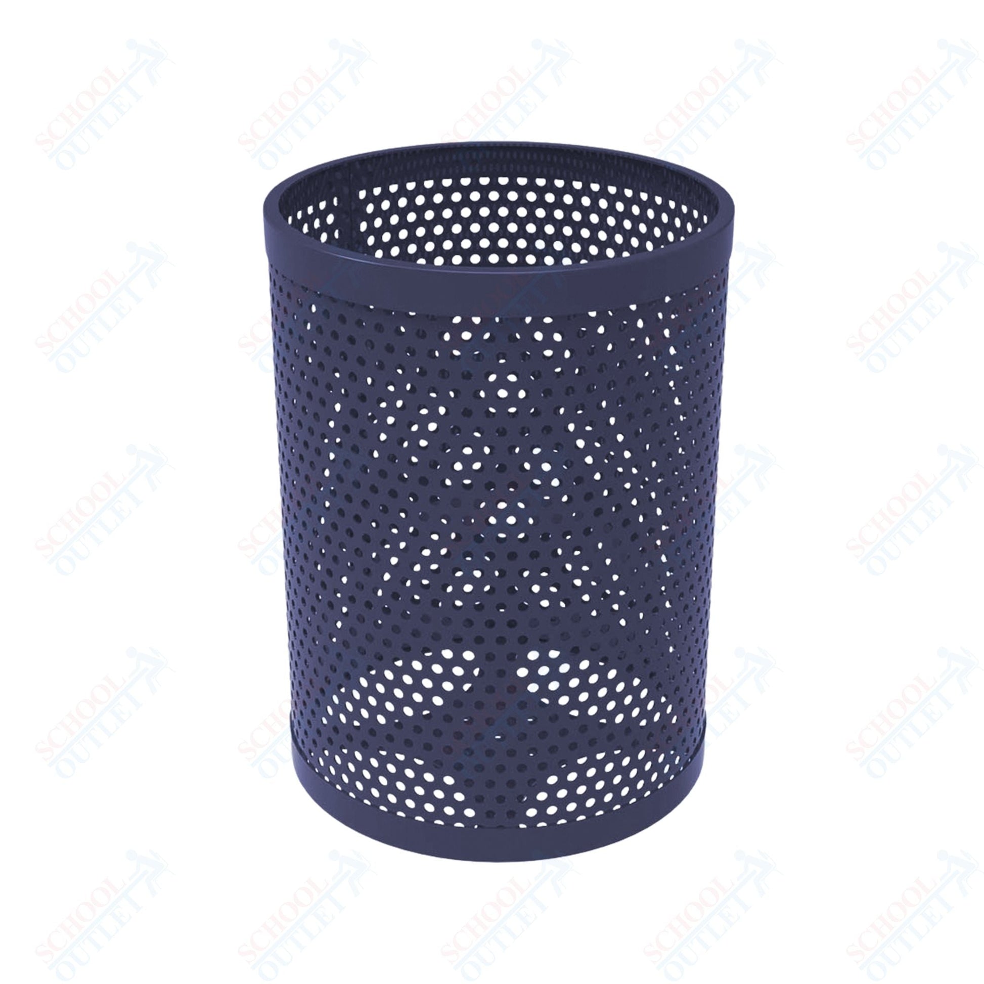 MyTcoat - 32 Gallon Metal Trash Receptacle 22.5" Diameter x 30" H (MYT - RRD32) - SchoolOutlet