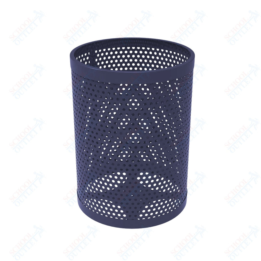 MyTcoat - 32 Gallon Metal Trash Receptacle 22.5" Diameter x 30" H (MYT - RRD32) - SchoolOutlet