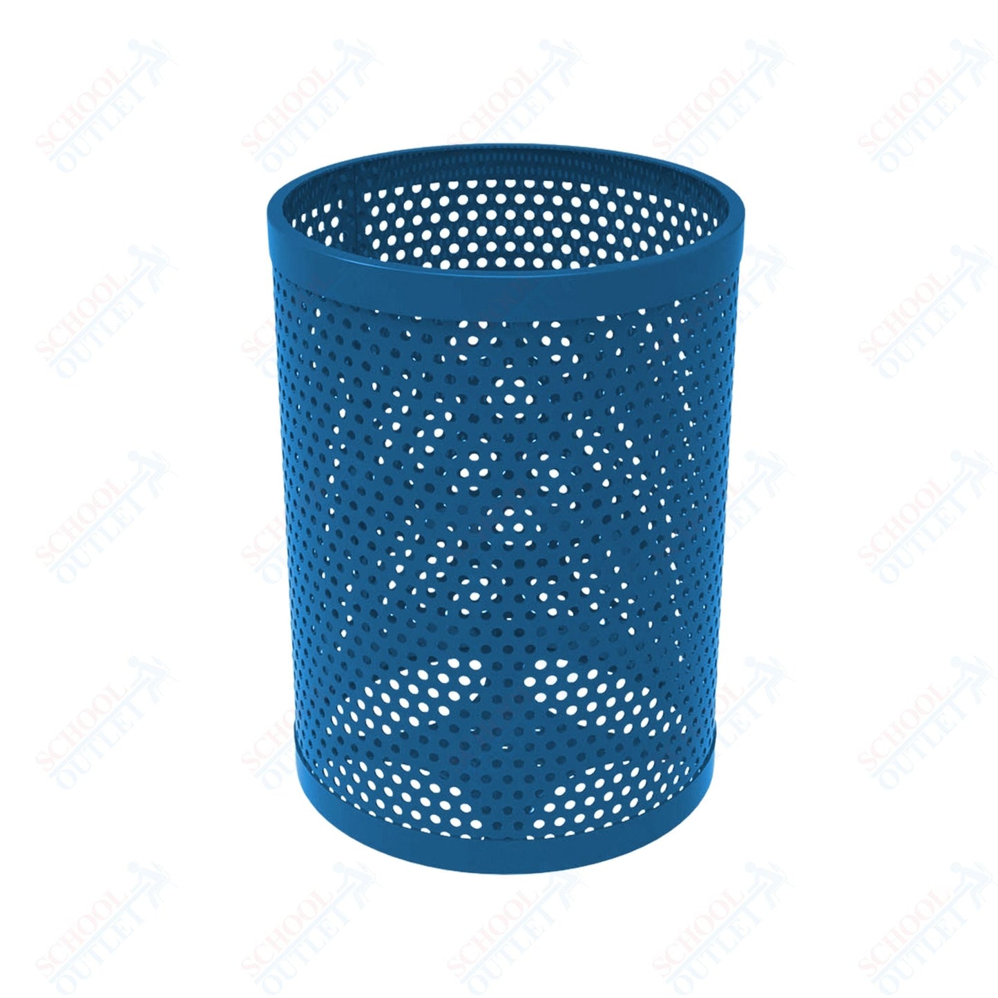 MyTcoat - 32 Gallon Metal Trash Receptacle 22.5" Diameter x 30" H (MYT - RRD32) - SchoolOutlet