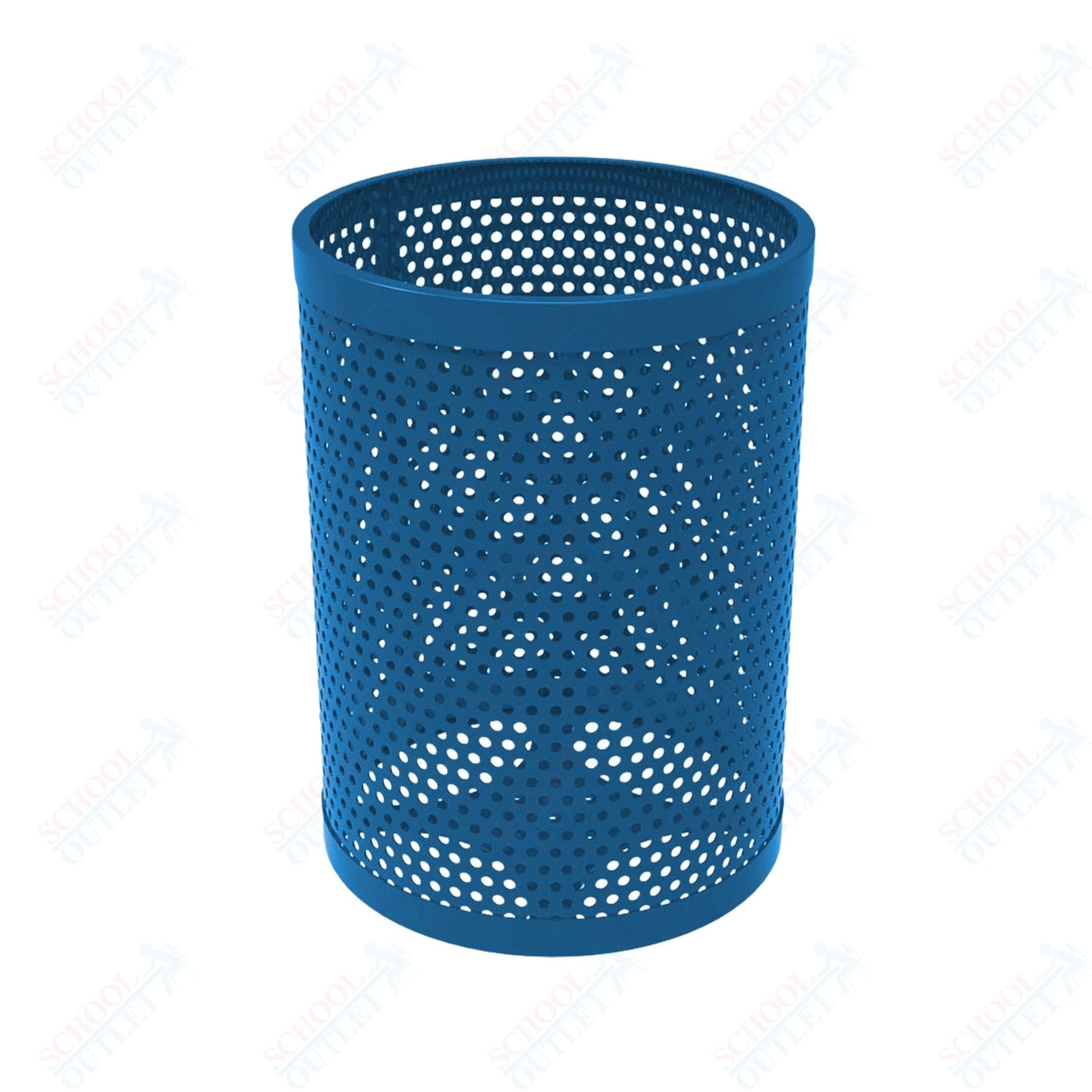 MyTcoat - 32 Gallon Metal Trash Receptacle 22.5" Diameter x 30" H (MYT - RRD32) - SchoolOutlet