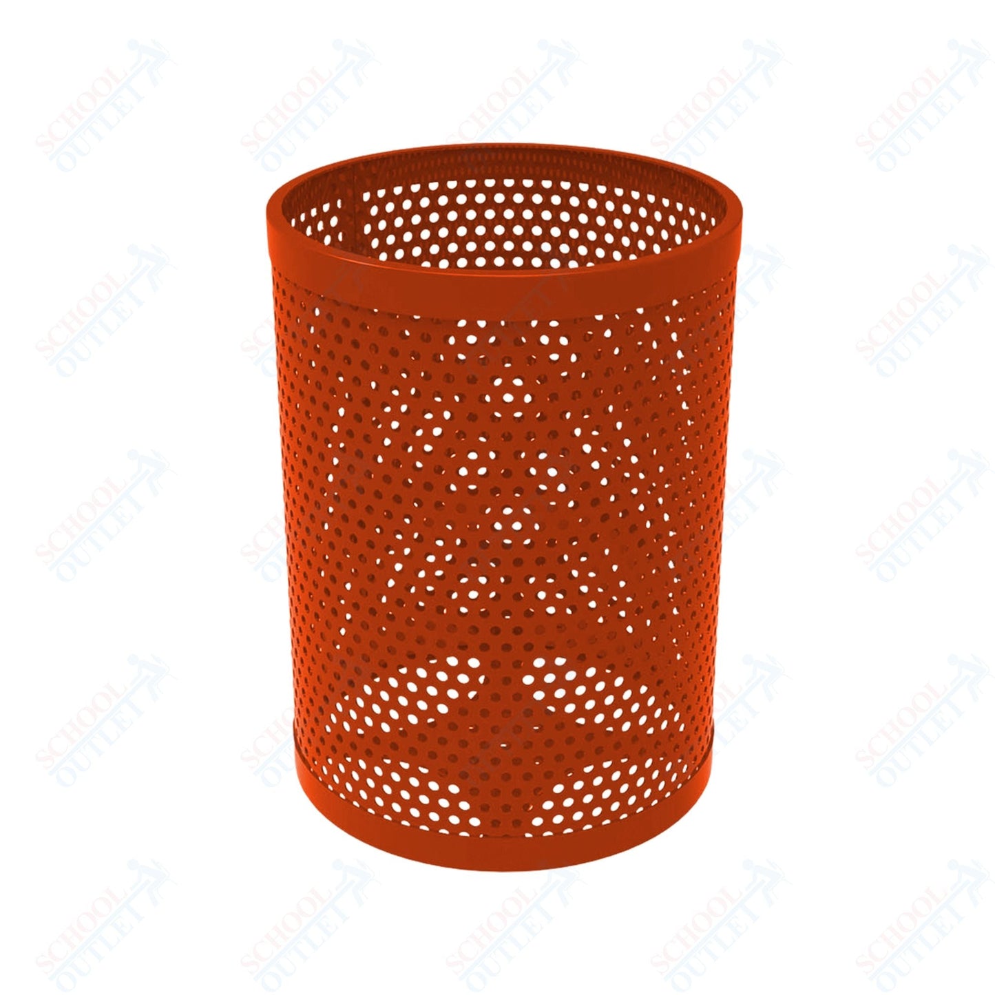 MyTcoat - 32 Gallon Metal Trash Receptacle 22.5" Diameter x 30" H (MYT - RRD32) - SchoolOutlet