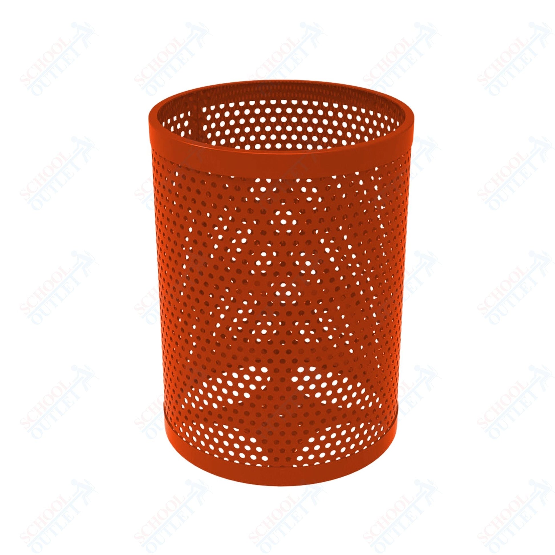 MyTcoat - 32 Gallon Metal Trash Receptacle 22.5" Diameter x 30" H (MYT - RRD32) - SchoolOutlet