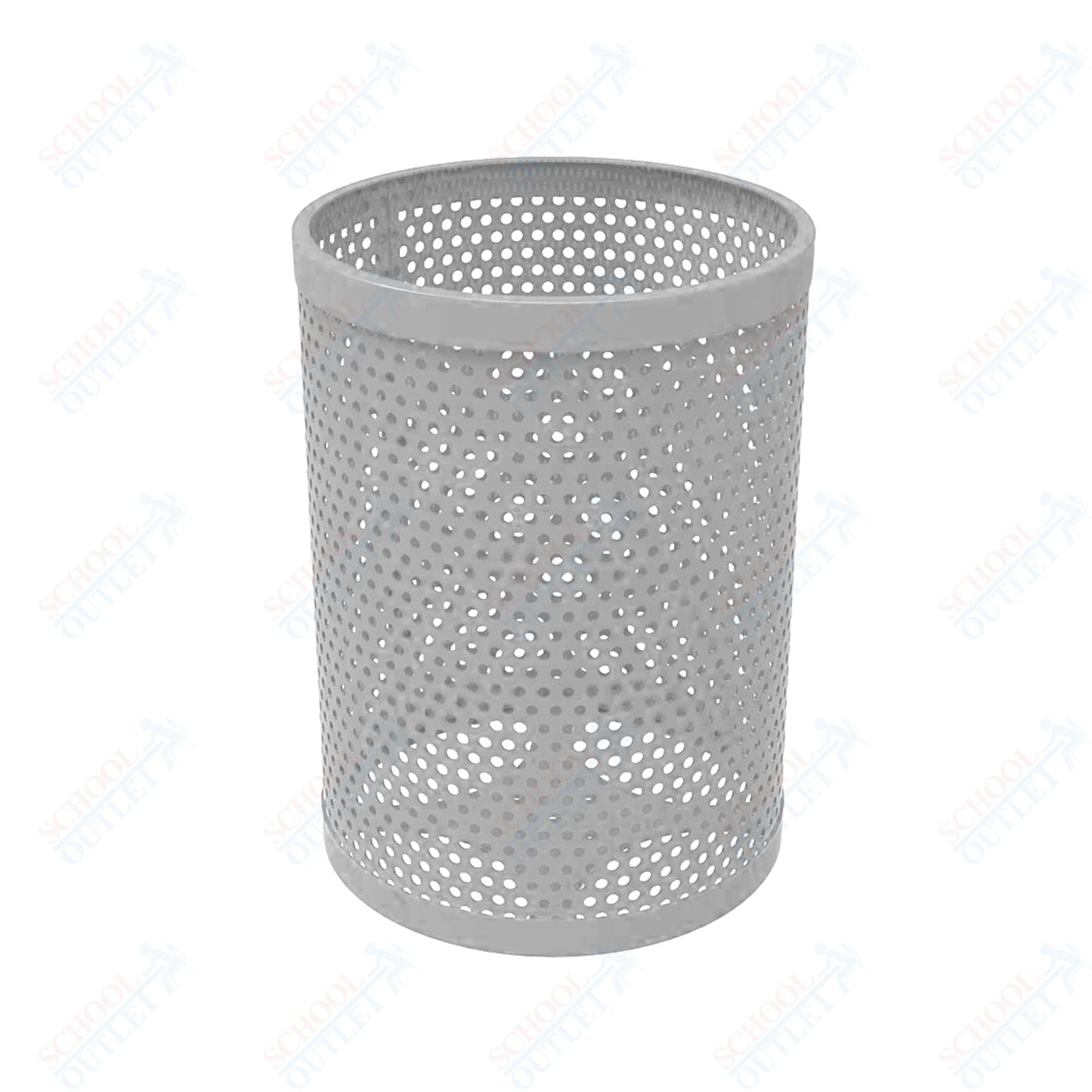 MyTcoat - 32 Gallon Metal Trash Receptacle 22.5" Diameter x 30" H (MYT - RRD32) - SchoolOutlet
