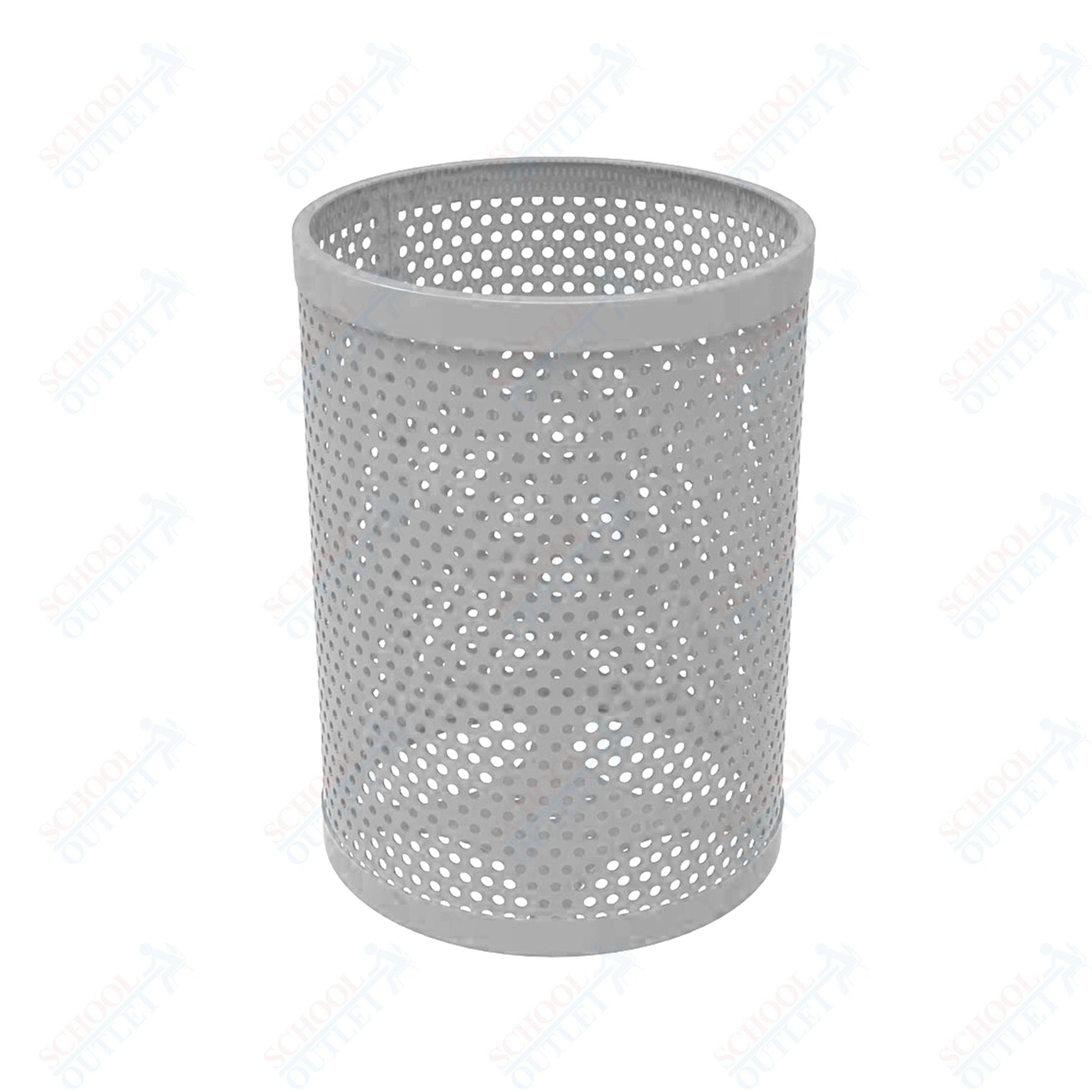 MyTcoat - 32 Gallon Metal Trash Receptacle 22.5" Diameter x 30" H (MYT - RRD32) - SchoolOutlet