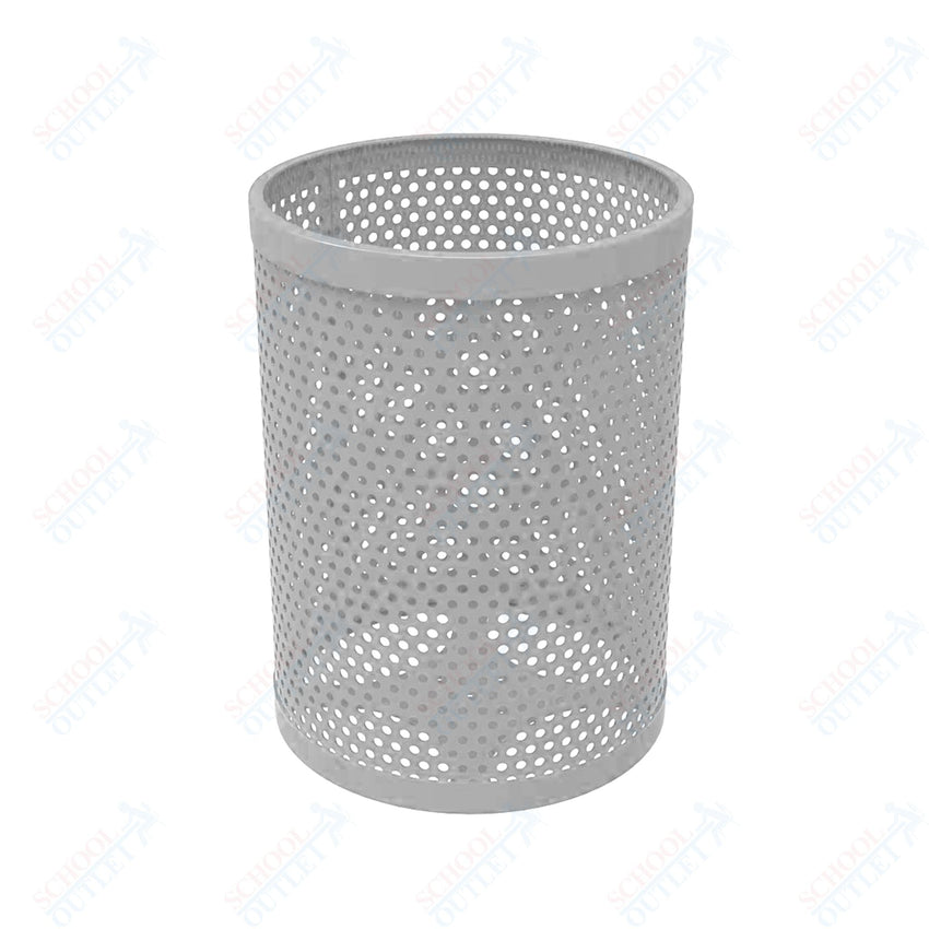 MyTcoat - 32 Gallon Metal Trash Receptacle 22.5" Diameter x 30" H (MYT - RRD32) - SchoolOutlet