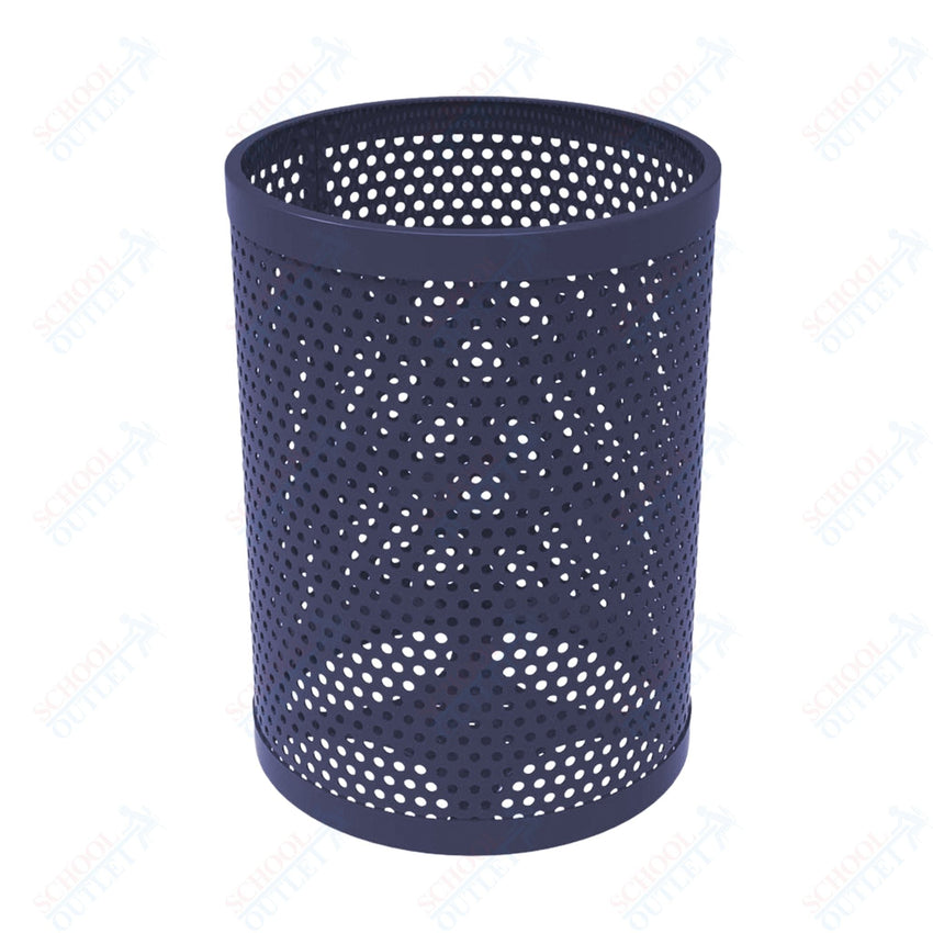 MyTcoat - 55 Gallon Metal Trash Receptacle 26" Diameter x 34" H (MYT - RRD55) - SchoolOutlet