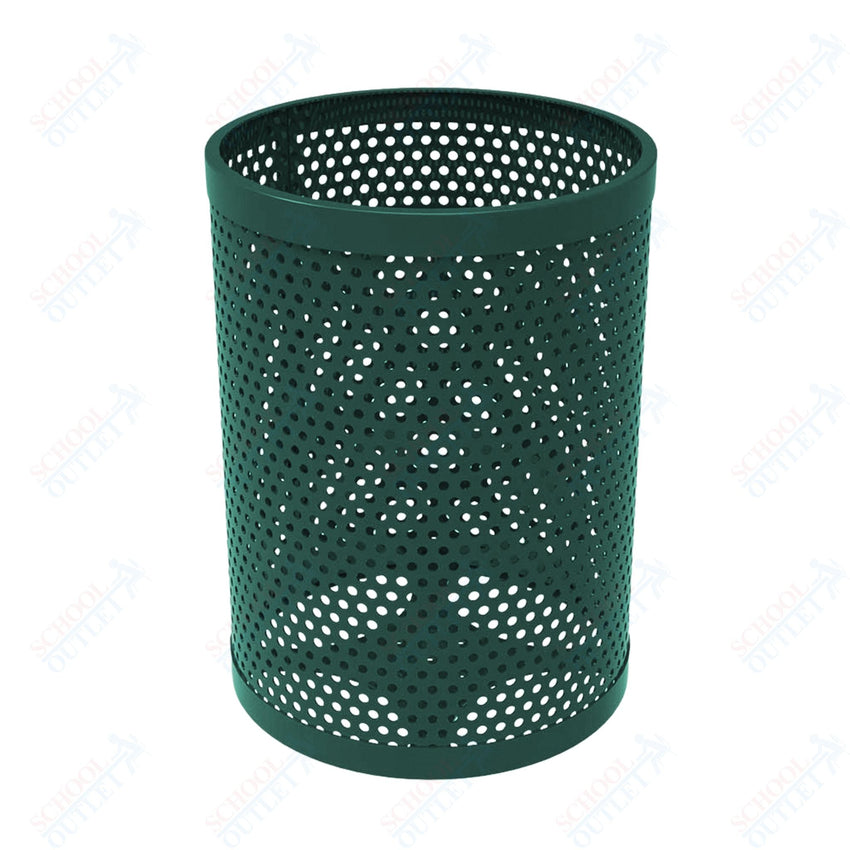 MyTcoat - 55 Gallon Metal Trash Receptacle 26" Diameter x 34" H (MYT - RRD55) - SchoolOutlet