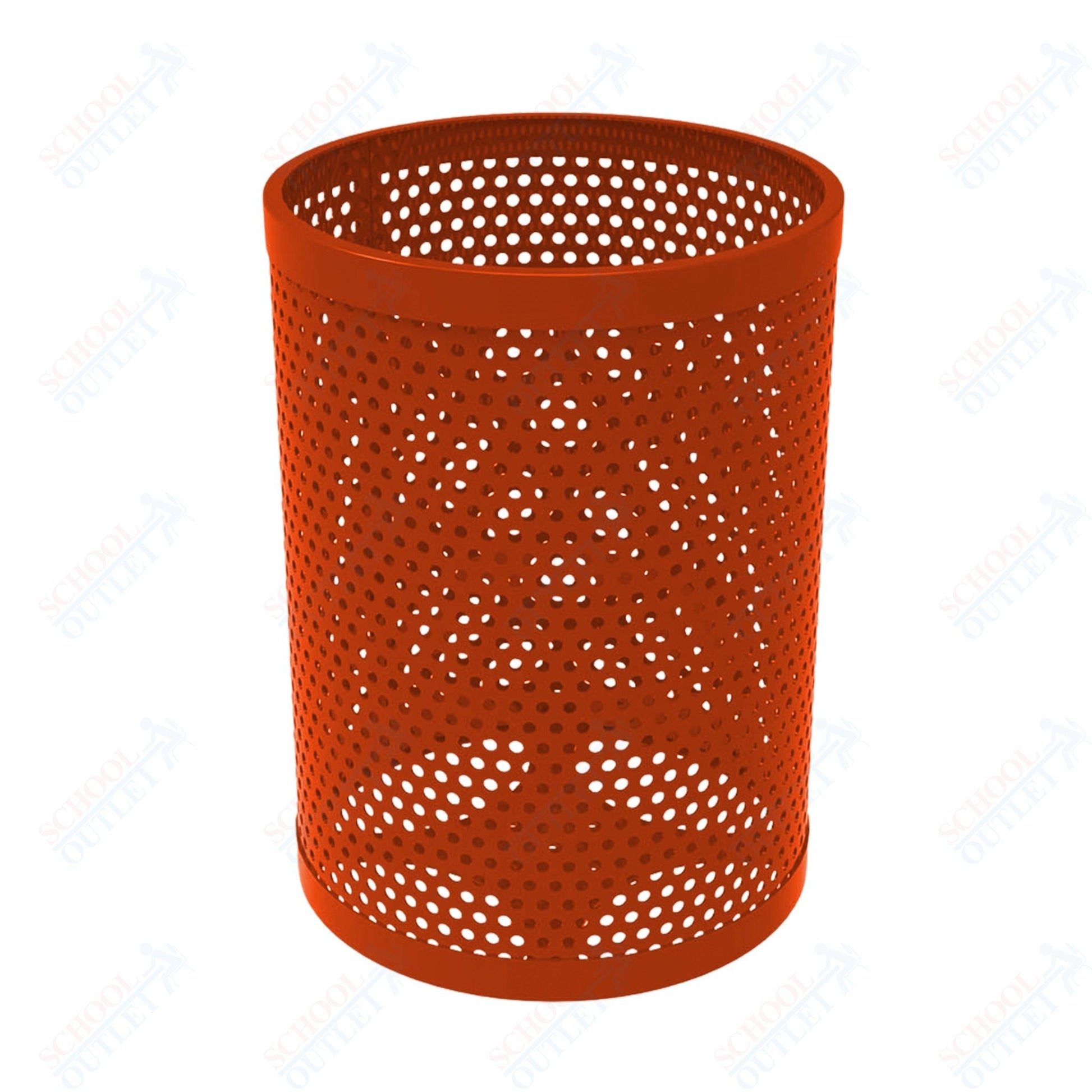 MyTcoat - 55 Gallon Metal Trash Receptacle 26" Diameter x 34" H (MYT - RRD55) - SchoolOutlet