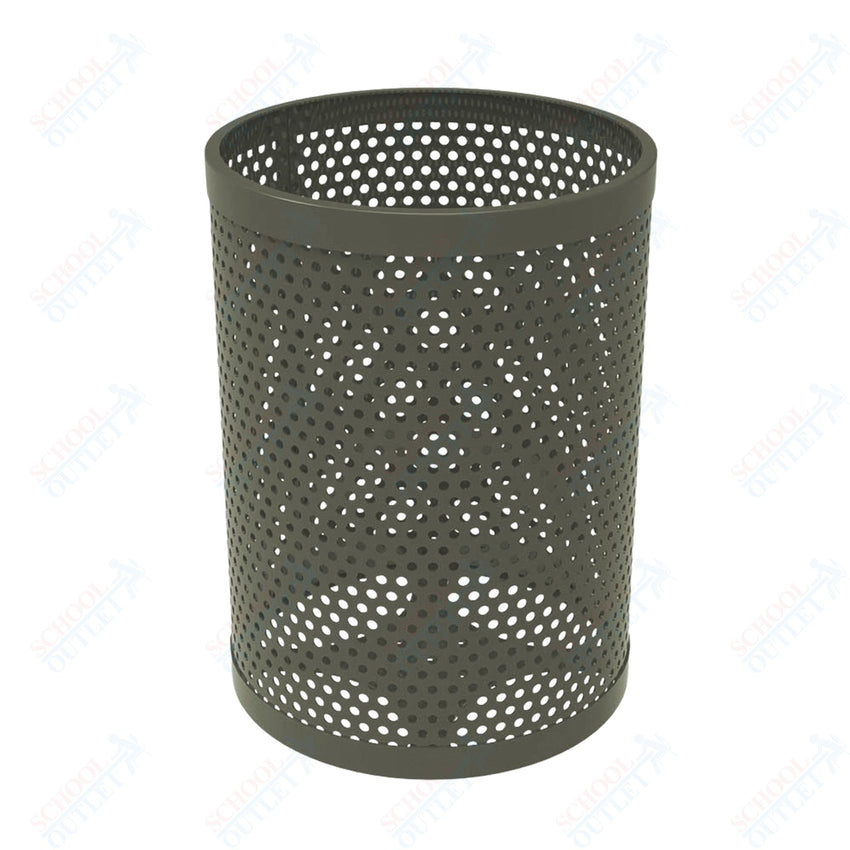 MyTcoat - 55 Gallon Metal Trash Receptacle 26" Diameter x 34" H (MYT - RRD55) - SchoolOutlet