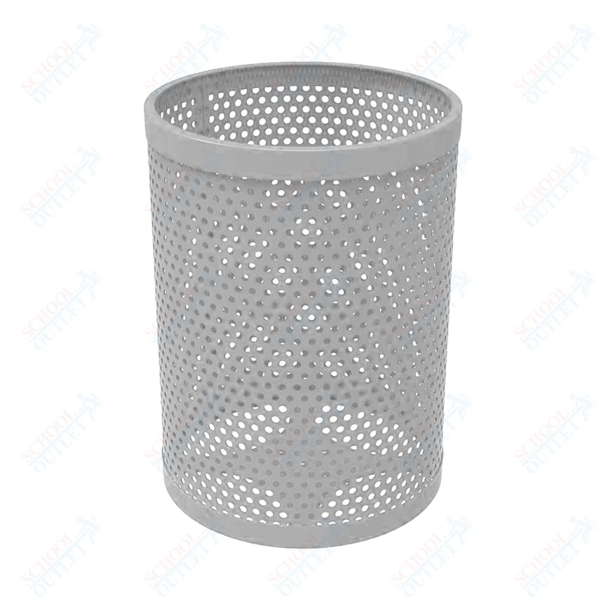 MyTcoat - 55 Gallon Metal Trash Receptacle 26" Diameter x 34" H (MYT - RRD55) - SchoolOutlet