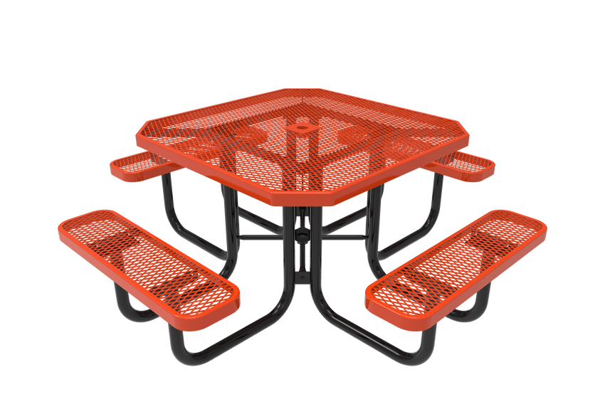 MyTcoat MYT-TOT46 46″ Octagon Portable Picnic Table (76"W x 76"D x 30"H) - SchoolOutlet