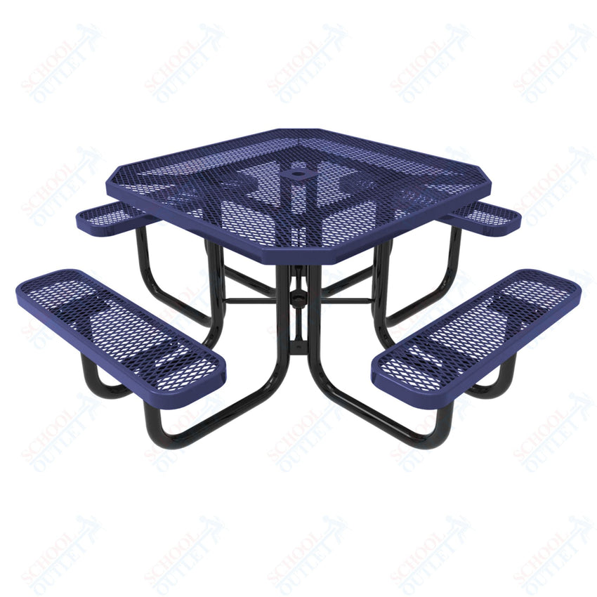 MyTcoat MYT - TOT46 46″ Octagon Portable Picnic Table (76"W x 76"D x 30"H) - SchoolOutlet