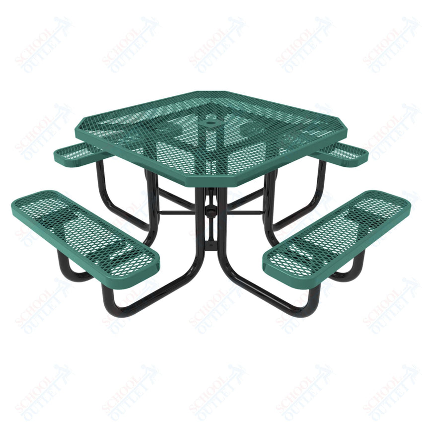 MyTcoat MYT - TOT46 46″ Octagon Portable Picnic Table (76"W x 76"D x 30"H) - SchoolOutlet