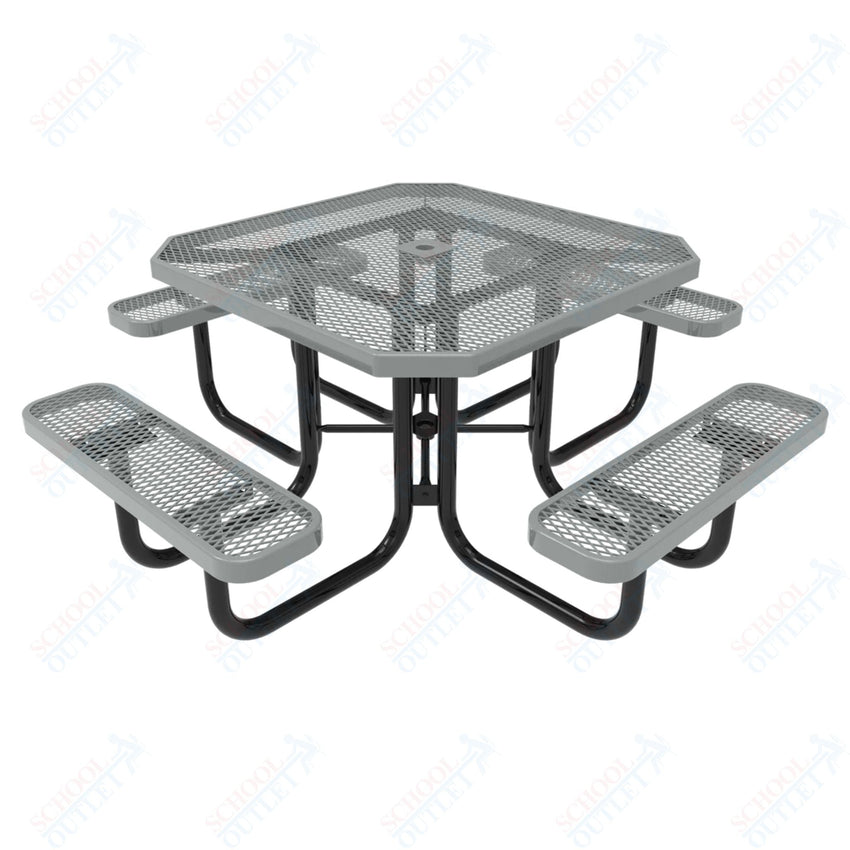 MyTcoat MYT - TOT46 46″ Octagon Portable Picnic Table (76"W x 76"D x 30"H) - SchoolOutlet