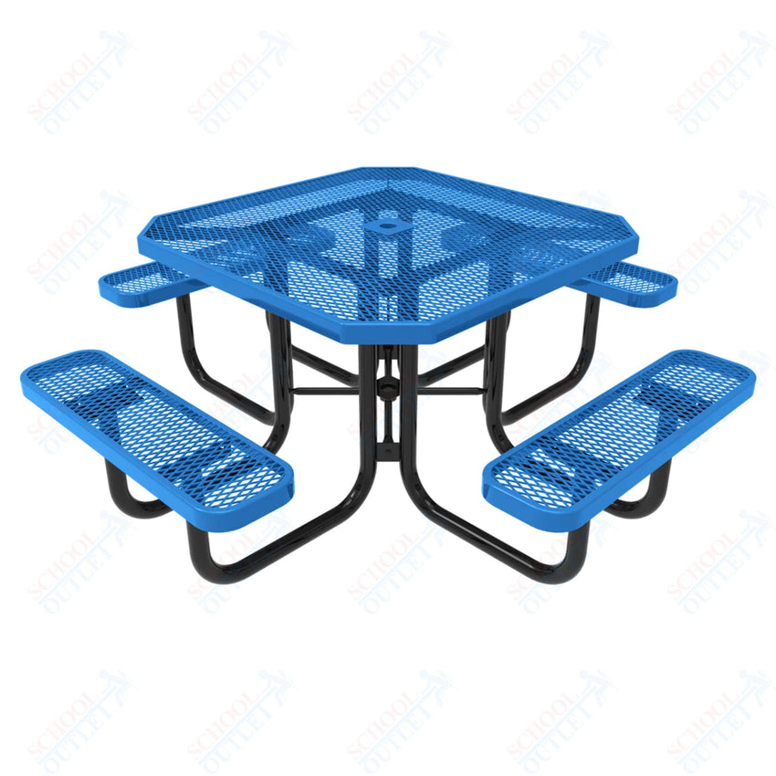 MyTcoat MYT - TOT46 46″ Octagon Portable Picnic Table (76"W x 76"D x 30"H) - SchoolOutlet